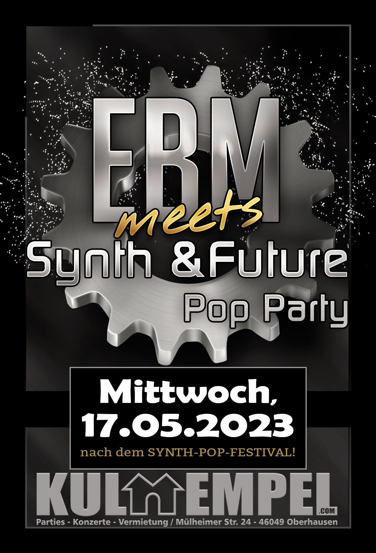 EBM meets, Synth & FuturePopParty (nach dem SYNTHPOPFESTIVAL)